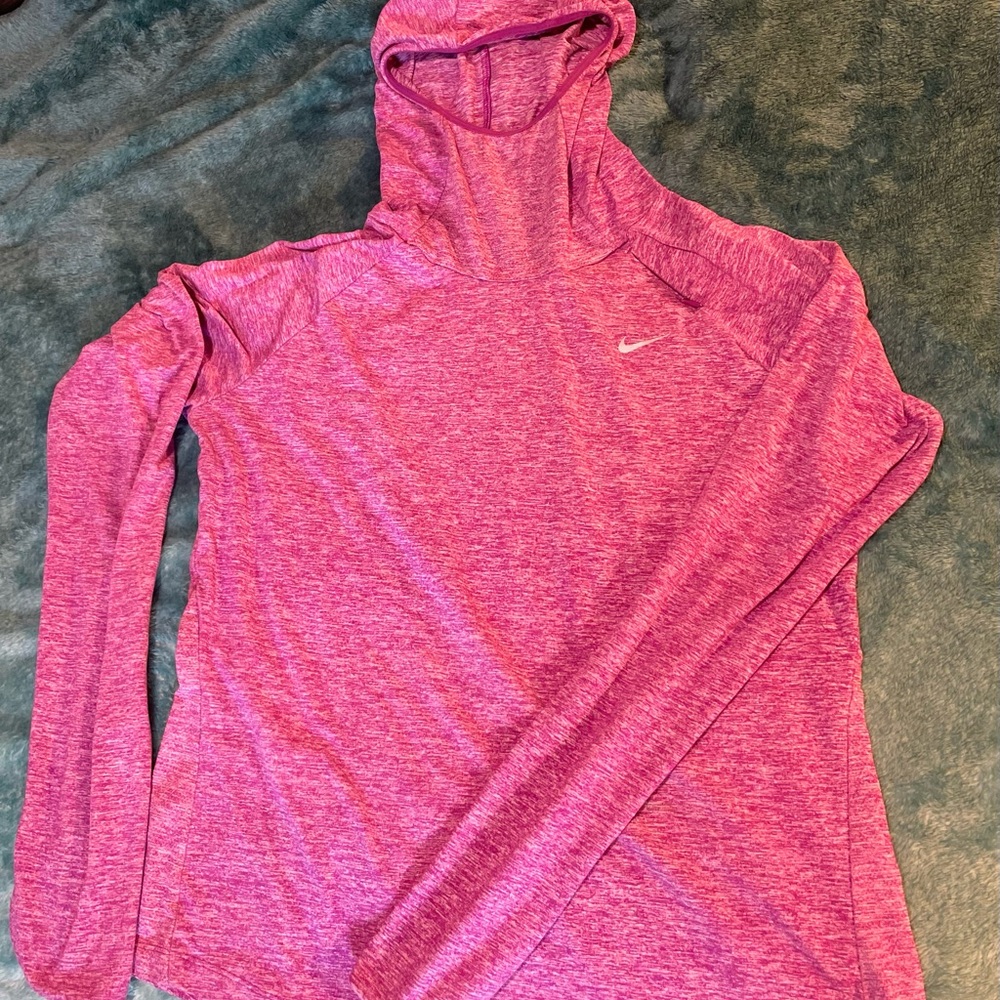 Nike purple Dri-fit Long Sleeve Hoodie